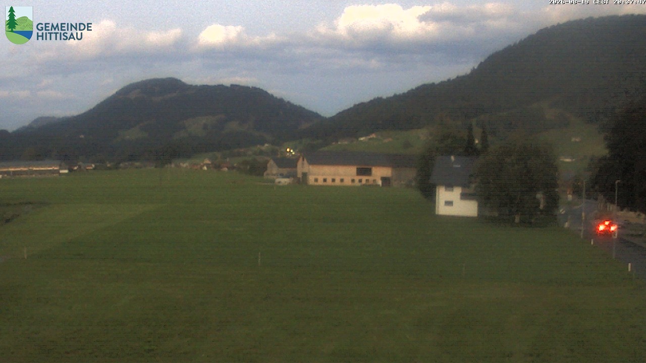 Archiv Foto Webcam Hittisau - Vorarlberg