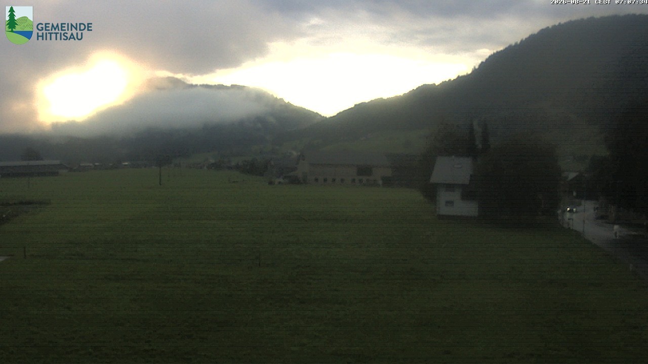 Archiv Foto Webcam Hittisau - Vorarlberg