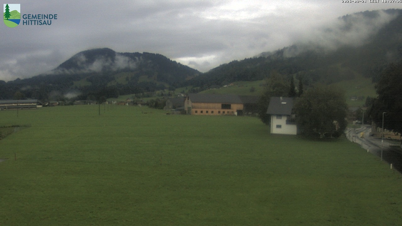 Archiv Foto Webcam Hittisau - Vorarlberg