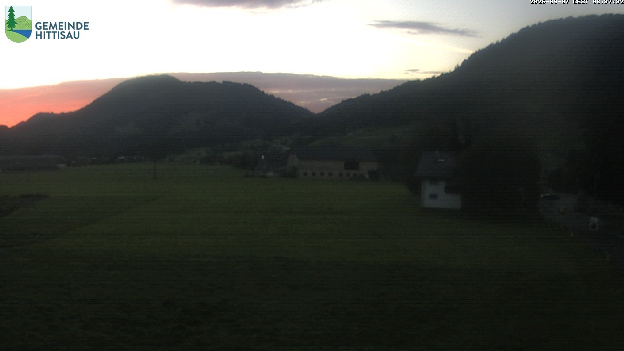 Archiv Foto Webcam Hittisau - Vorarlberg