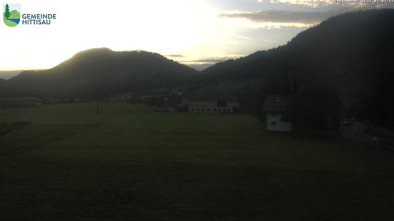 Archiv Foto Webcam Hittisau - Vorarlberg