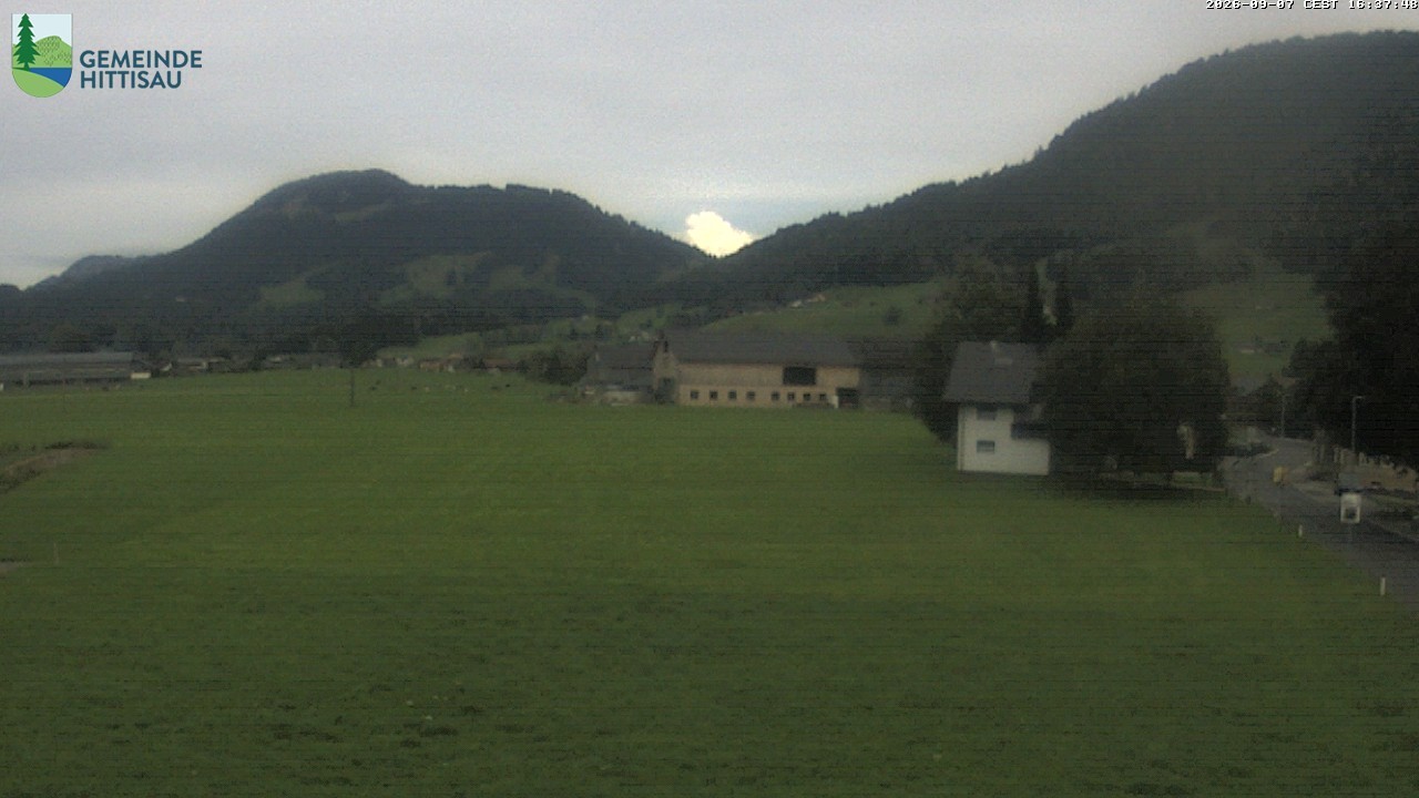 Archiv Foto Webcam Hittisau - Vorarlberg