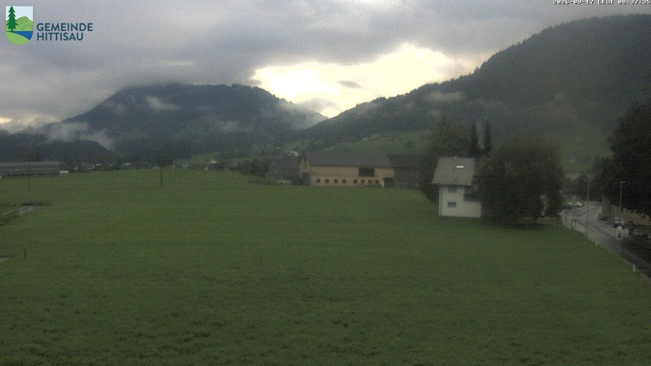 Archiv Foto Webcam Hittisau - Vorarlberg