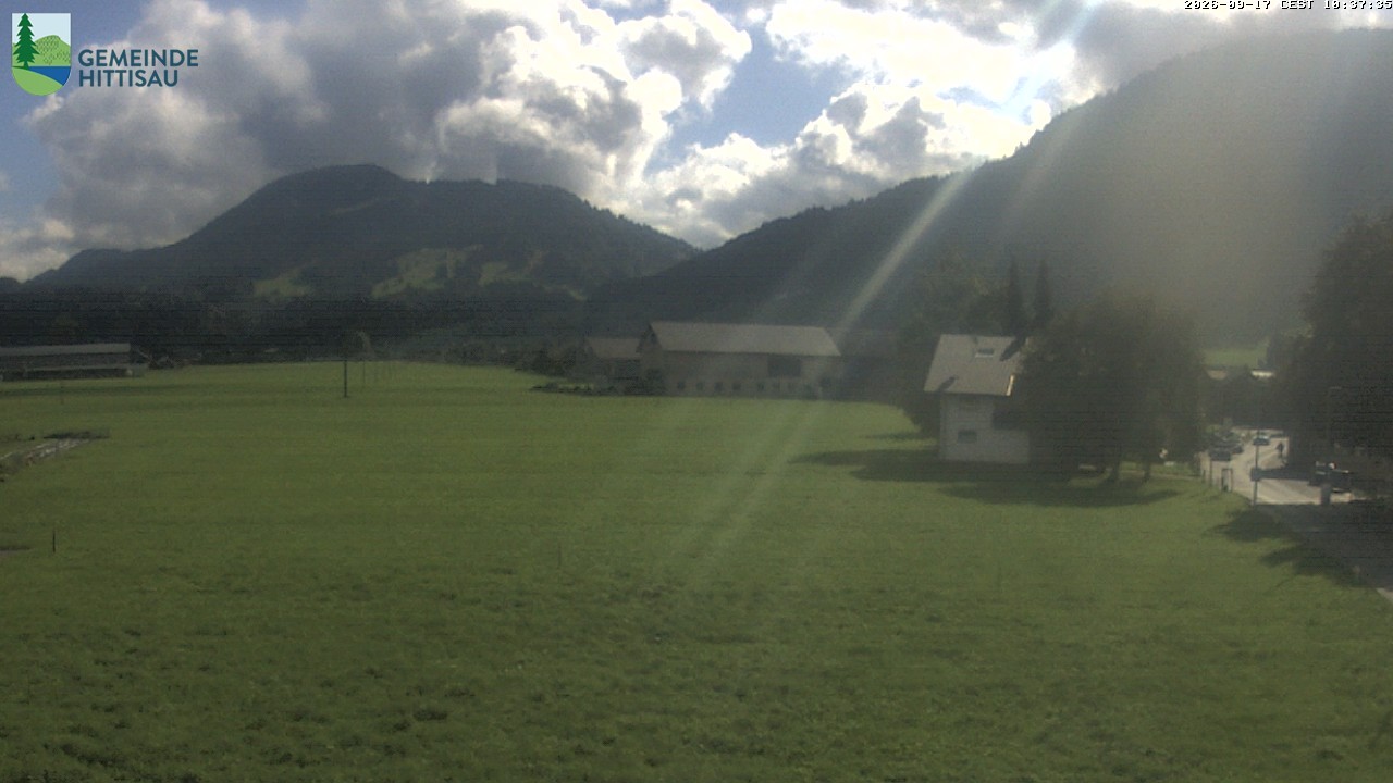 Archiv Foto Webcam Hittisau - Vorarlberg