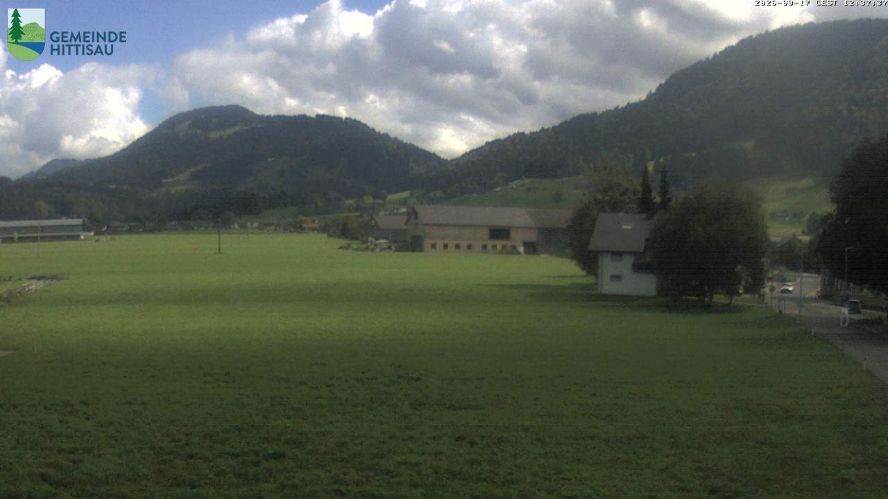 Archiv Foto Webcam Hittisau - Vorarlberg