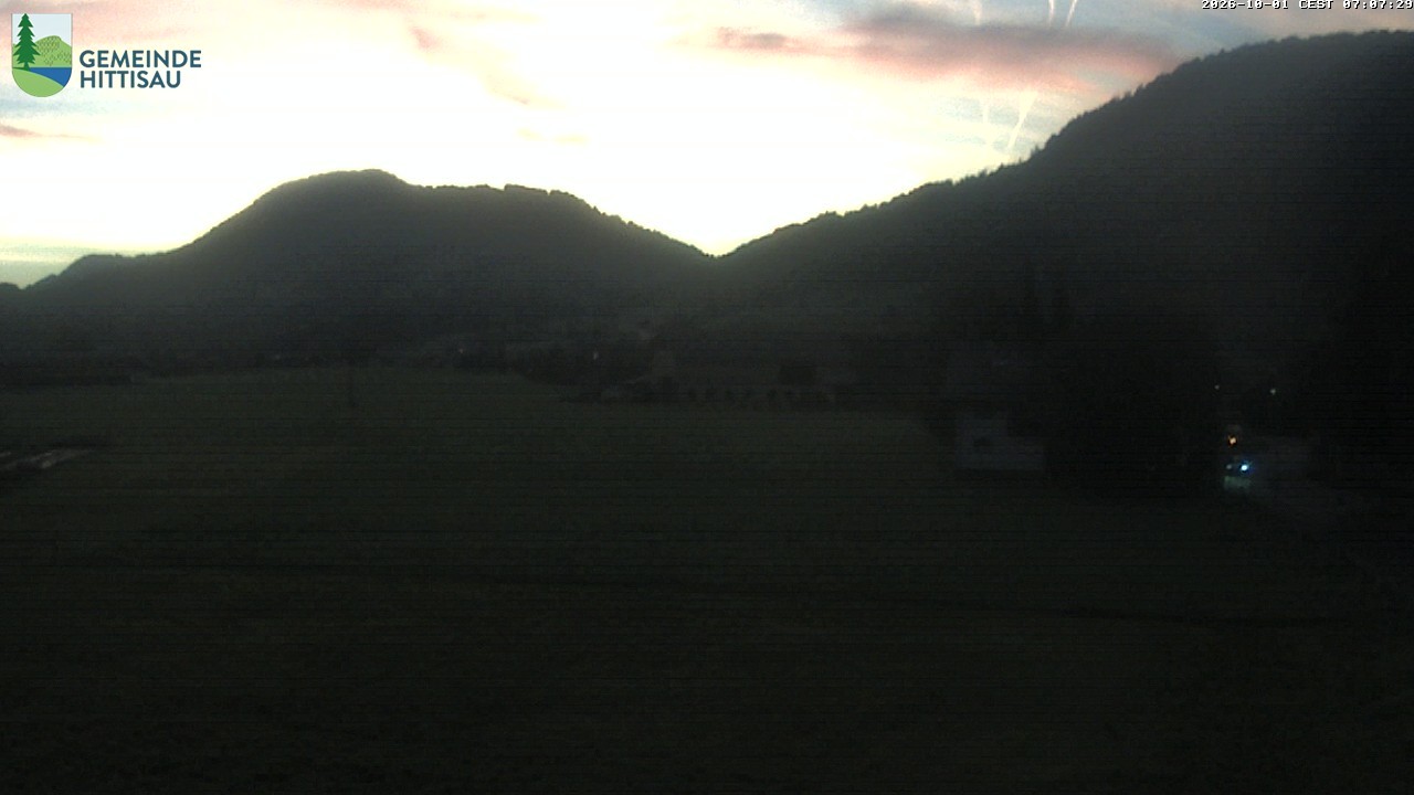 Archiv Foto Webcam Hittisau - Vorarlberg