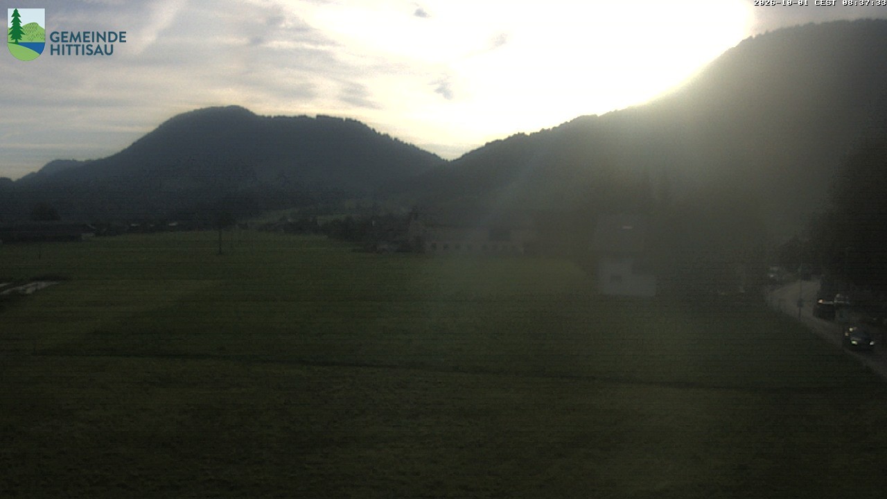 Archiv Foto Webcam Hittisau - Vorarlberg