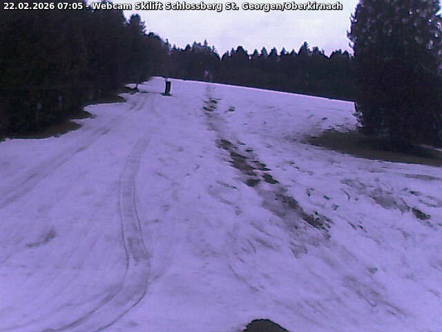 Archiv Foto Webcam Schlossberg Oberkirnach