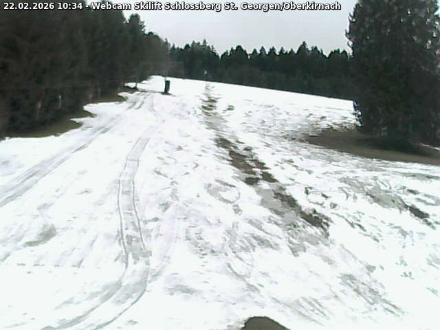 Archiv Foto Webcam Schlossberg Oberkirnach