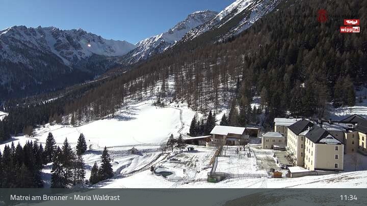 Archiv Foto Webcam Wallfahrt Maria Waldrast am Brenner