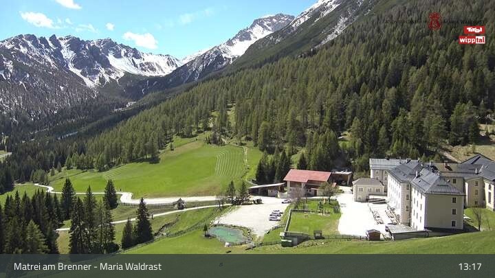 Archiv Foto Webcam Wallfahrt Maria Waldrast am Brenner