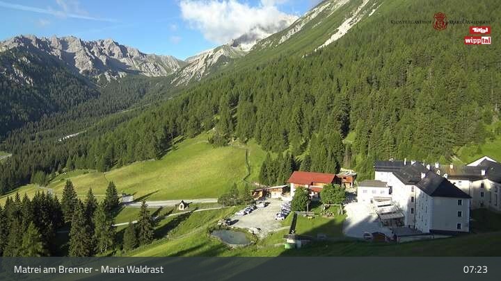 Archiv Foto Webcam Wallfahrt Maria Waldrast am Brenner