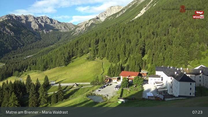 Archiv Foto Webcam Wallfahrt Maria Waldrast am Brenner