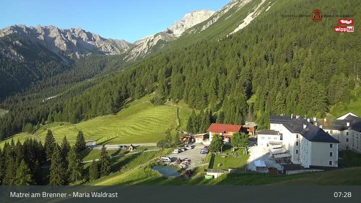 Archiv Foto Webcam Wallfahrt Maria Waldrast am Brenner