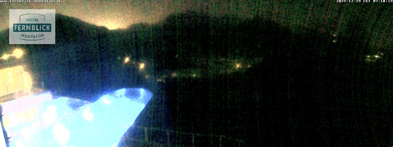 Archiv Foto Webcam Bartholomäberg: Ferienhotel Fernblick