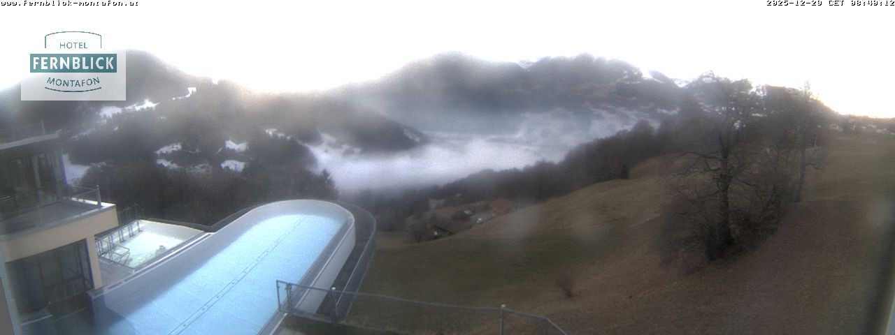 Archiv Foto Webcam Bartholomäberg: Ferienhotel Fernblick