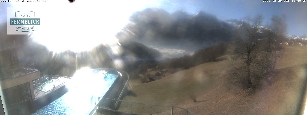 Archiv Foto Webcam Bartholomäberg: Ferienhotel Fernblick