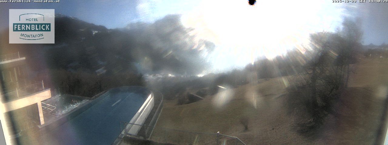 Archiv Foto Webcam Bartholomäberg: Ferienhotel Fernblick