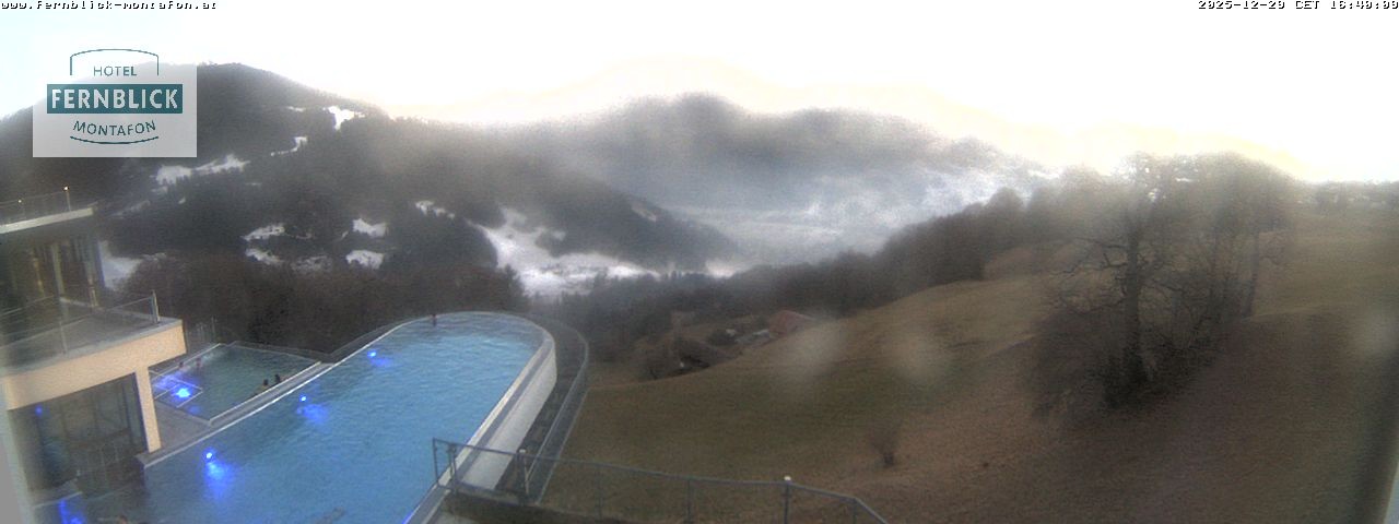 Archiv Foto Webcam Bartholomäberg: Ferienhotel Fernblick