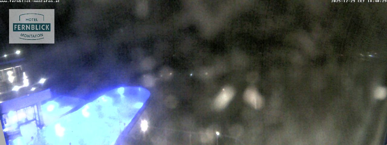 Archiv Foto Webcam Bartholomäberg: Ferienhotel Fernblick