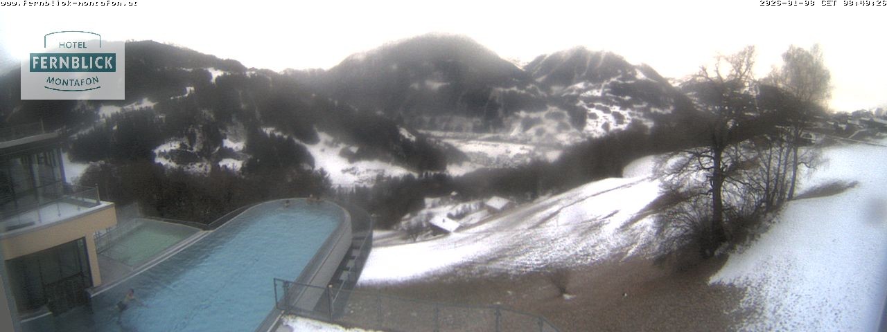 Archiv Foto Webcam Bartholomäberg: Ferienhotel Fernblick