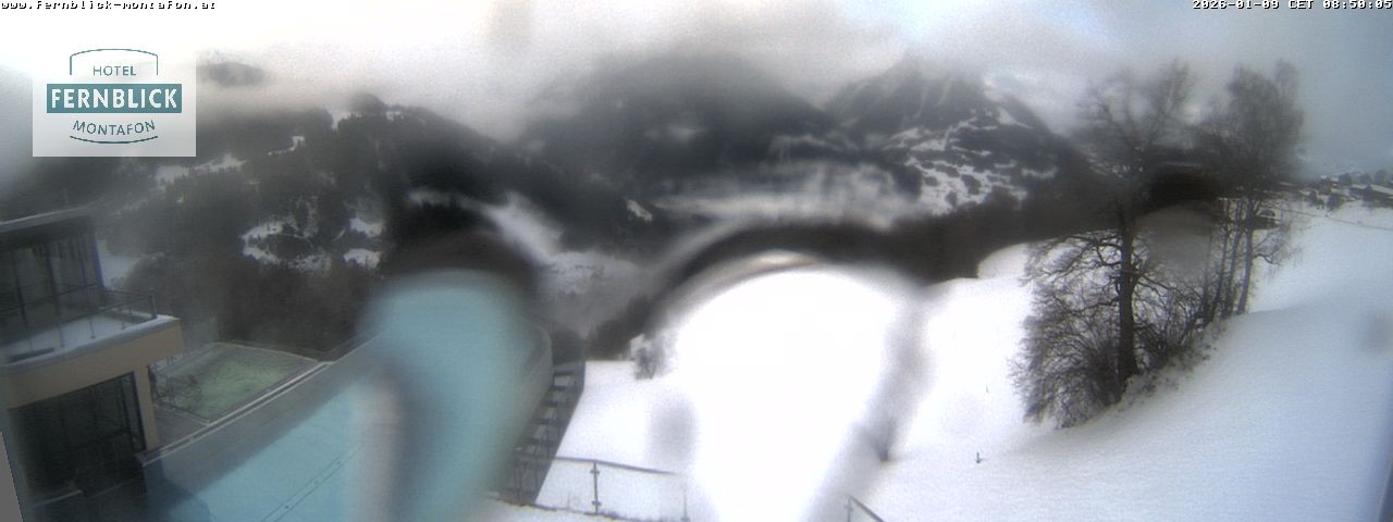 Archiv Foto Webcam Bartholomäberg: Ferienhotel Fernblick