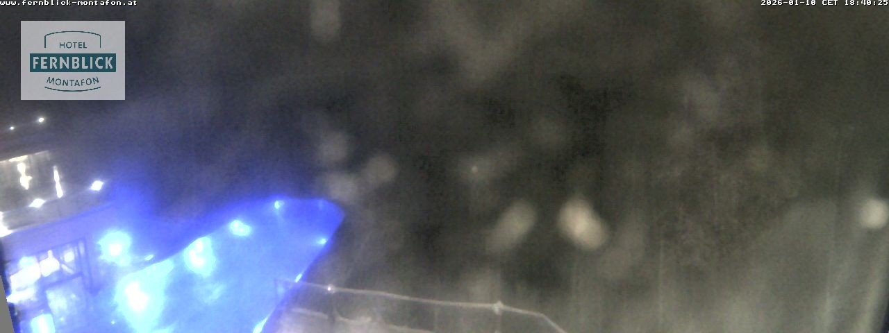 Archiv Foto Webcam Bartholomäberg: Ferienhotel Fernblick