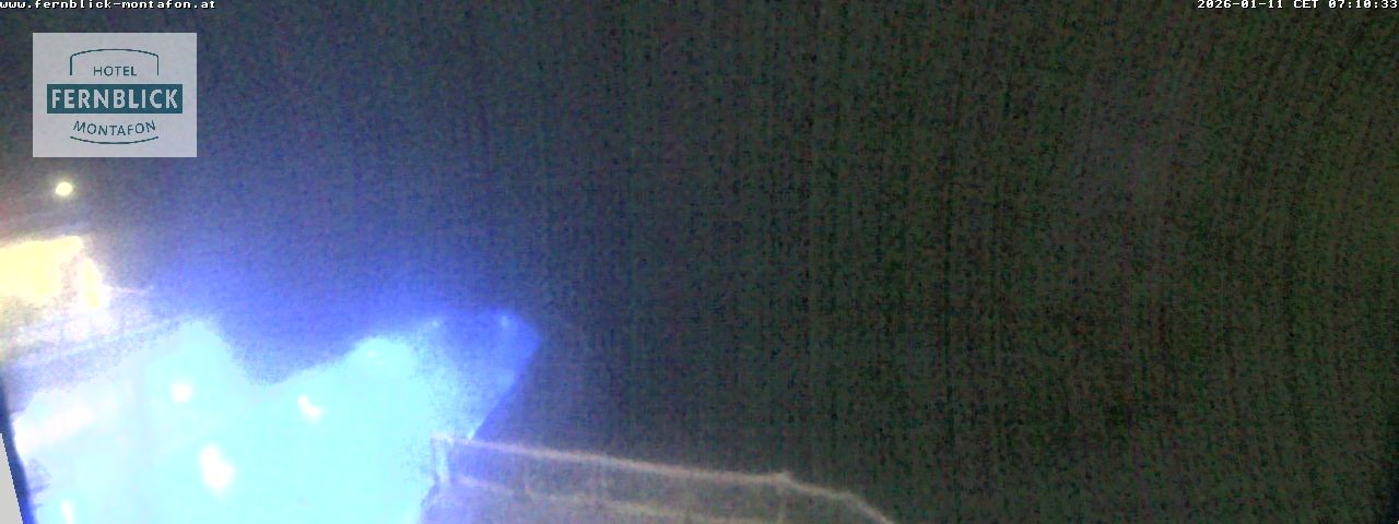 Archiv Foto Webcam Bartholomäberg: Ferienhotel Fernblick