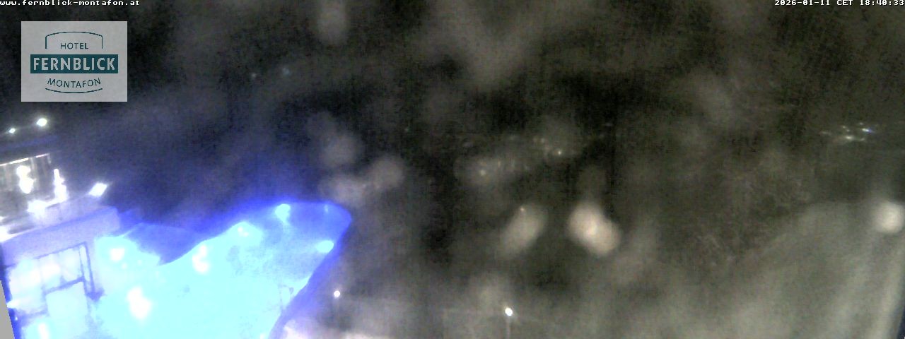 Archiv Foto Webcam Bartholomäberg: Ferienhotel Fernblick