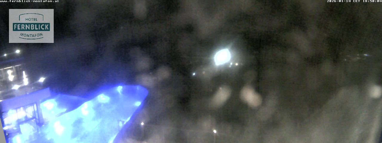 Archiv Foto Webcam Bartholomäberg: Ferienhotel Fernblick