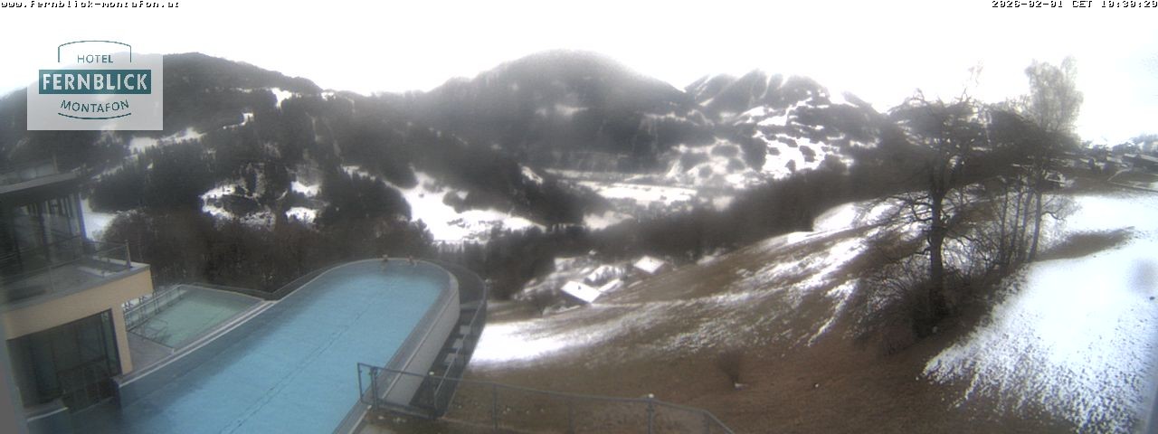 Archiv Foto Webcam Bartholomäberg: Ferienhotel Fernblick