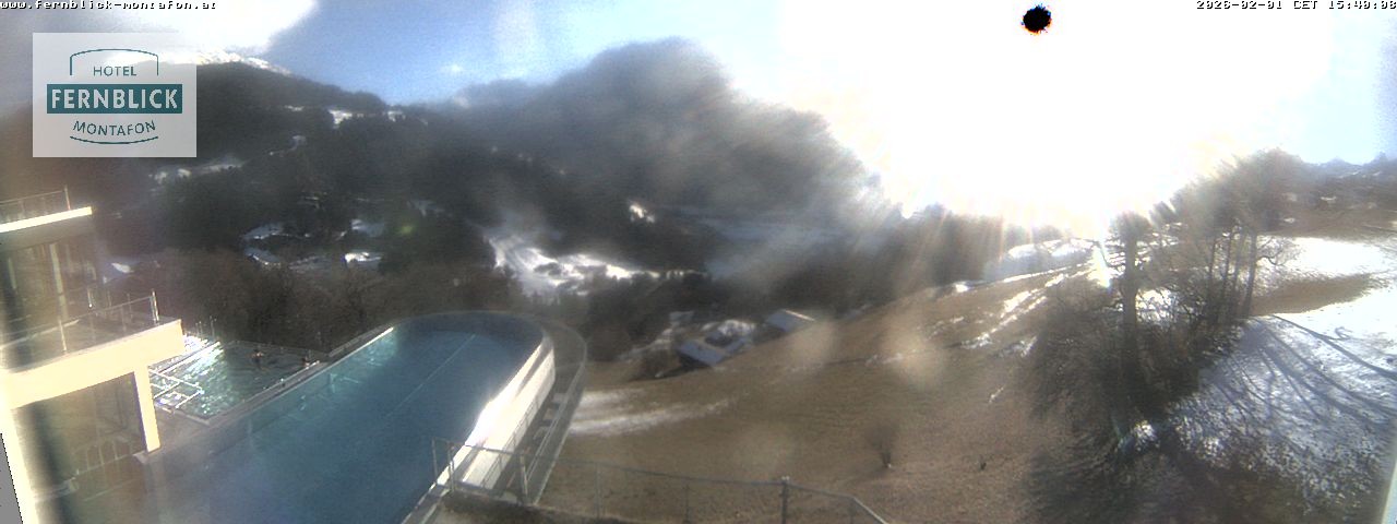 Archiv Foto Webcam Bartholomäberg: Ferienhotel Fernblick