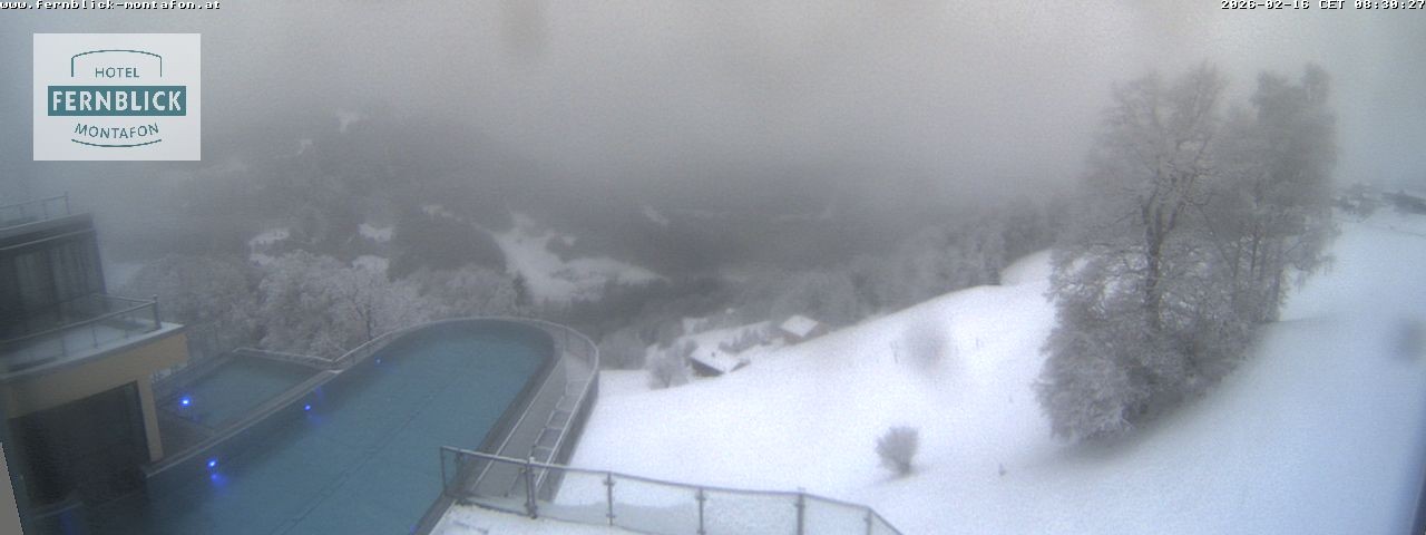 Archiv Foto Webcam Bartholomäberg: Ferienhotel Fernblick