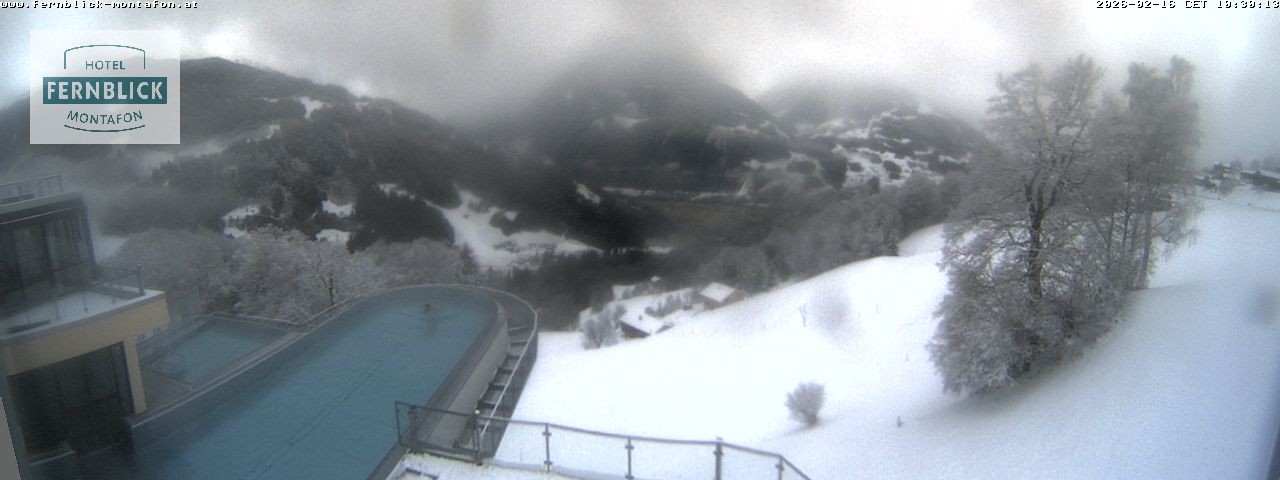 Archiv Foto Webcam Bartholomäberg: Ferienhotel Fernblick