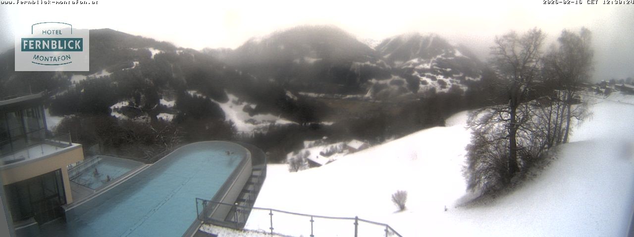 Archiv Foto Webcam Bartholomäberg: Ferienhotel Fernblick