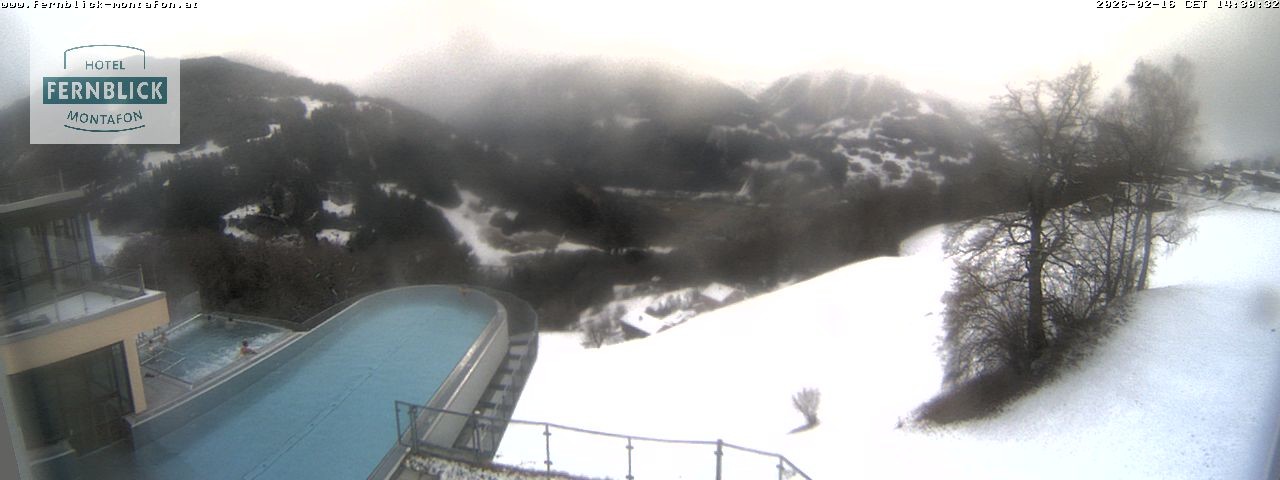 Archiv Foto Webcam Bartholomäberg: Ferienhotel Fernblick