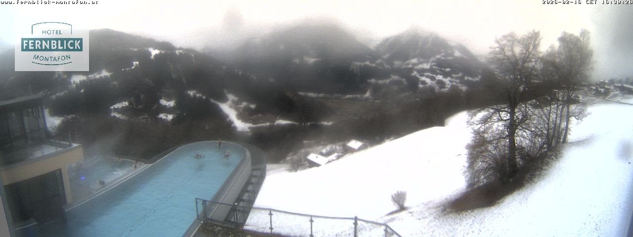 Archiv Foto Webcam Bartholomäberg: Ferienhotel Fernblick