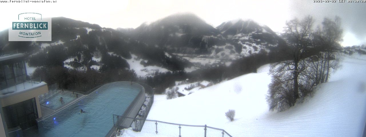 Archiv Foto Webcam Bartholomäberg: Ferienhotel Fernblick