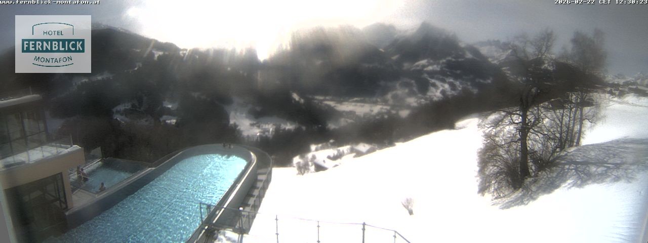 Archiv Foto Webcam Bartholomäberg: Ferienhotel Fernblick