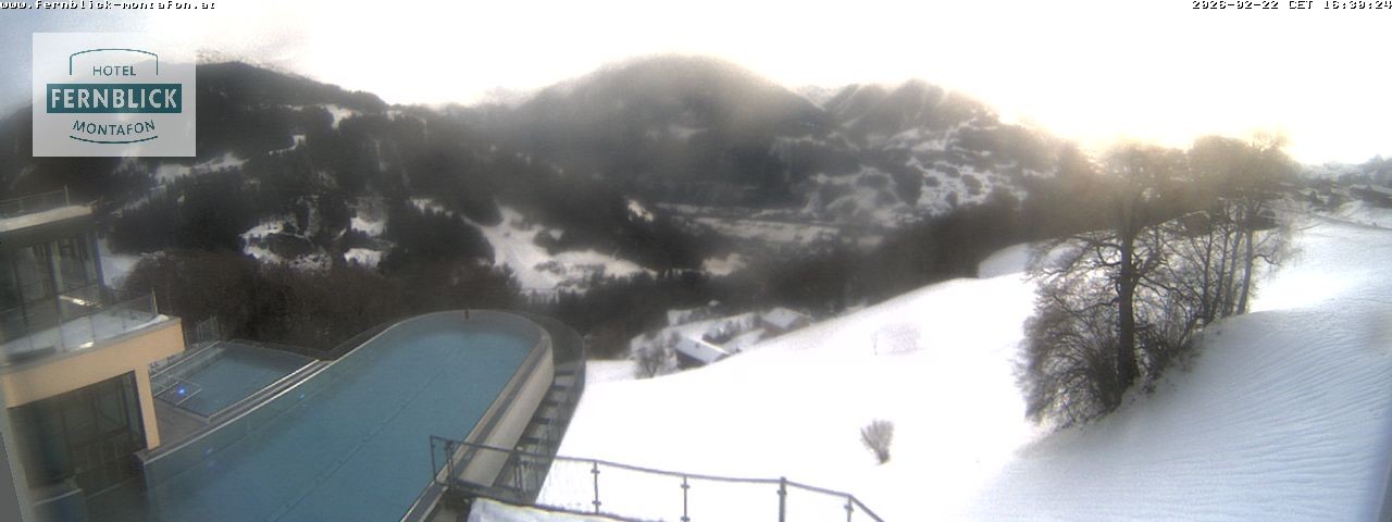 Archiv Foto Webcam Bartholomäberg: Ferienhotel Fernblick