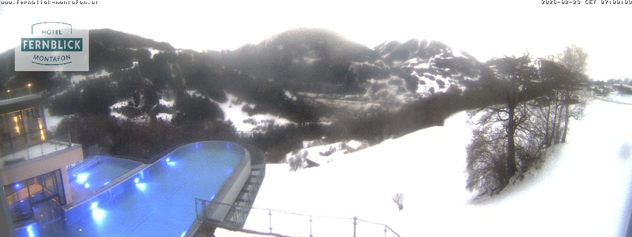 Archiv Foto Webcam Bartholomäberg: Ferienhotel Fernblick