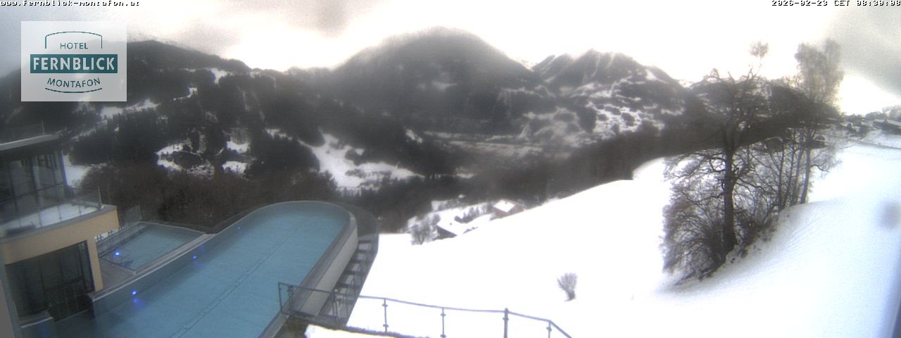 Archiv Foto Webcam Bartholomäberg: Ferienhotel Fernblick