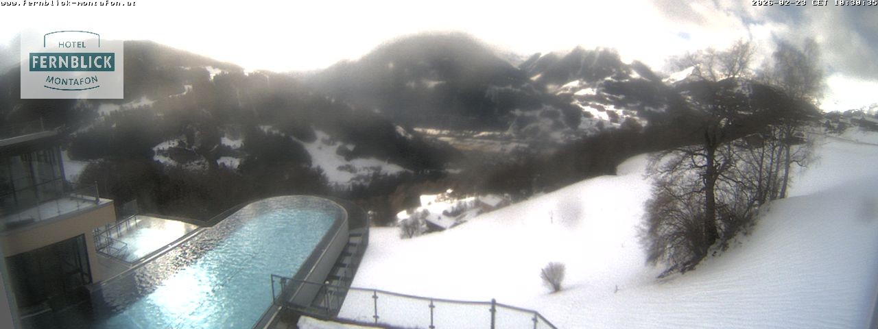 Archiv Foto Webcam Bartholomäberg: Ferienhotel Fernblick