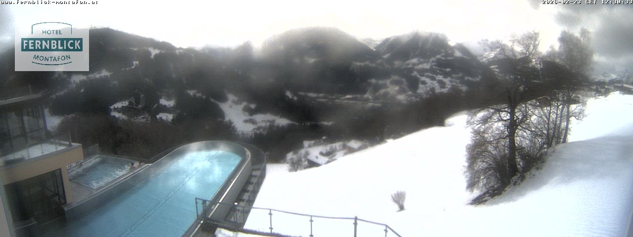 Archiv Foto Webcam Bartholomäberg: Ferienhotel Fernblick