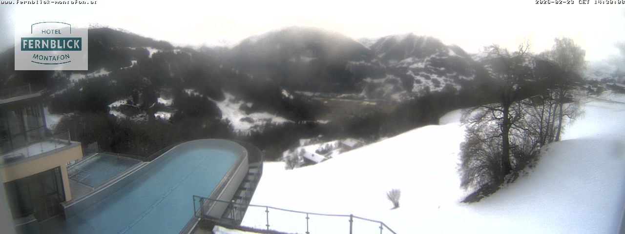 Archiv Foto Webcam Bartholomäberg: Ferienhotel Fernblick