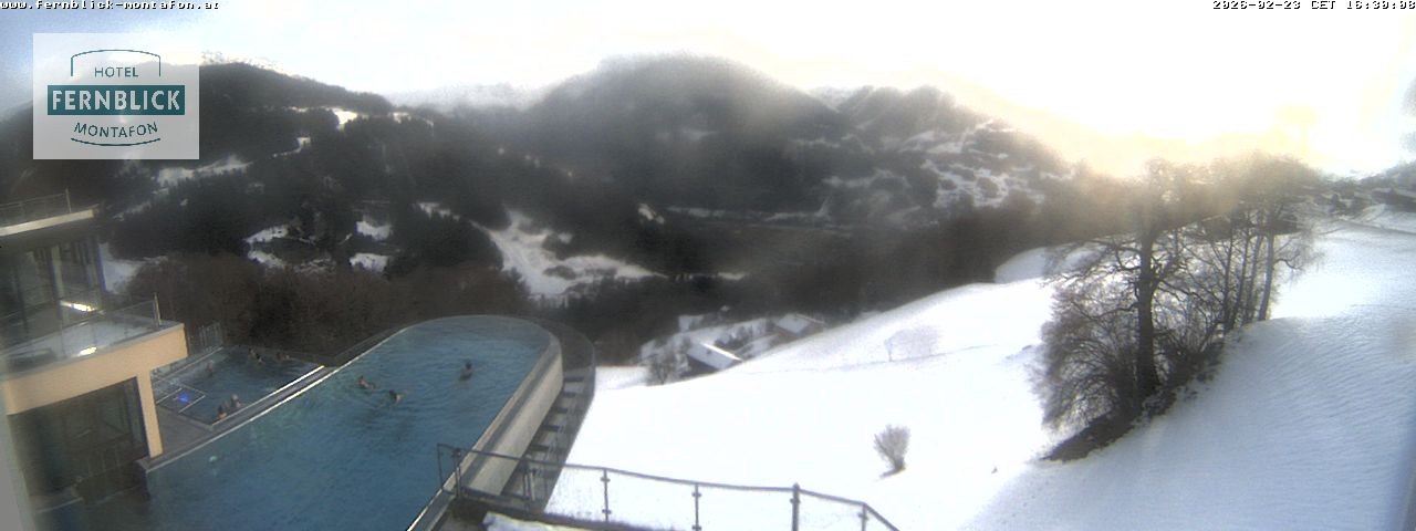 Archiv Foto Webcam Bartholomäberg: Ferienhotel Fernblick