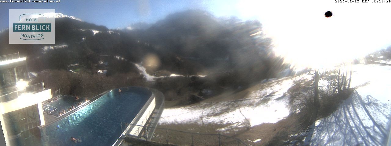 Archiv Foto Webcam Bartholomäberg: Ferienhotel Fernblick