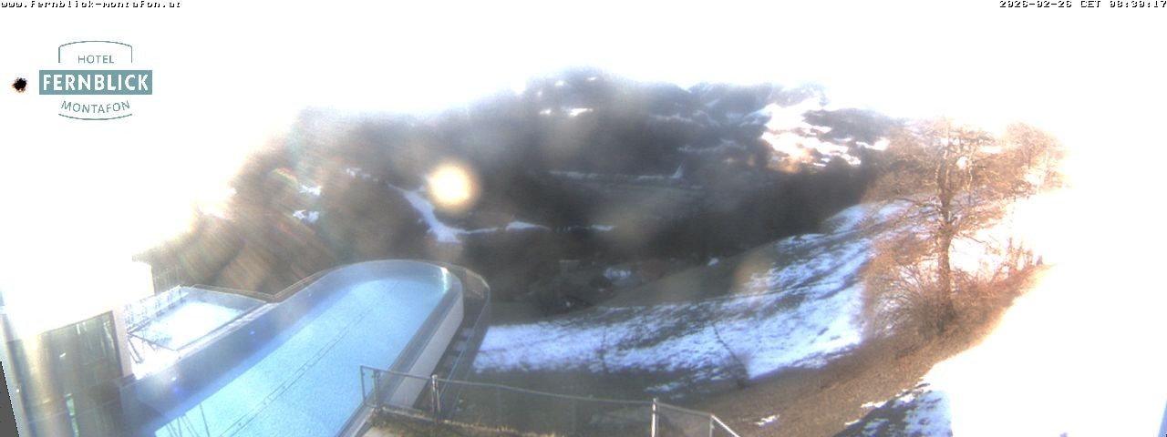 Archiv Foto Webcam Bartholomäberg: Ferienhotel Fernblick