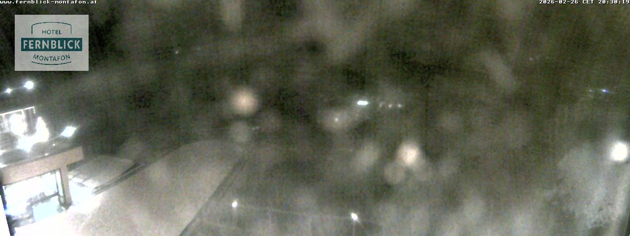 Archived image Webcam Hotel Fernblick in Bartholomäberg