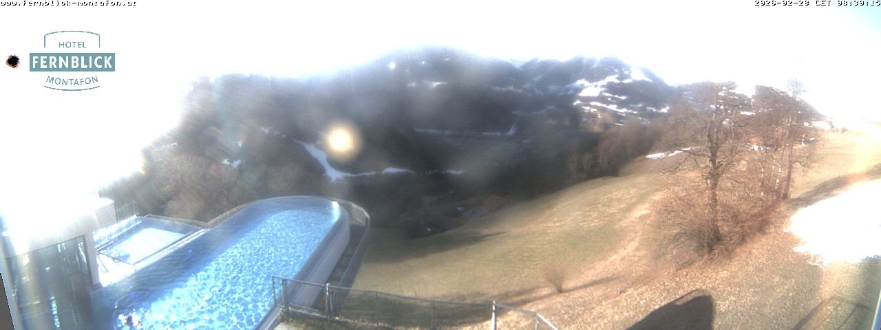 Archiv Foto Webcam Bartholomäberg: Ferienhotel Fernblick